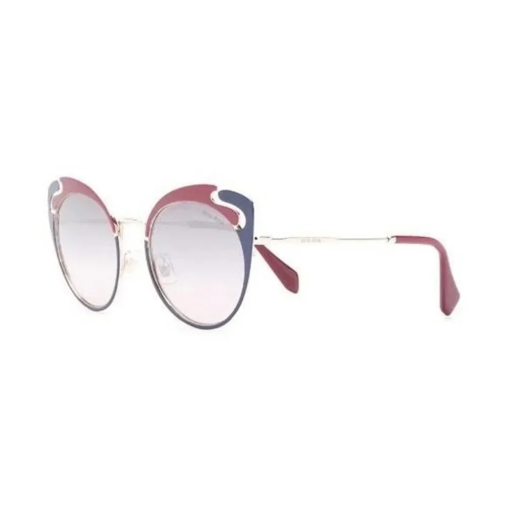 New Authentic Miu Miu MU 57TS HB5GR0* 3N Metal Women Noir sunglasses